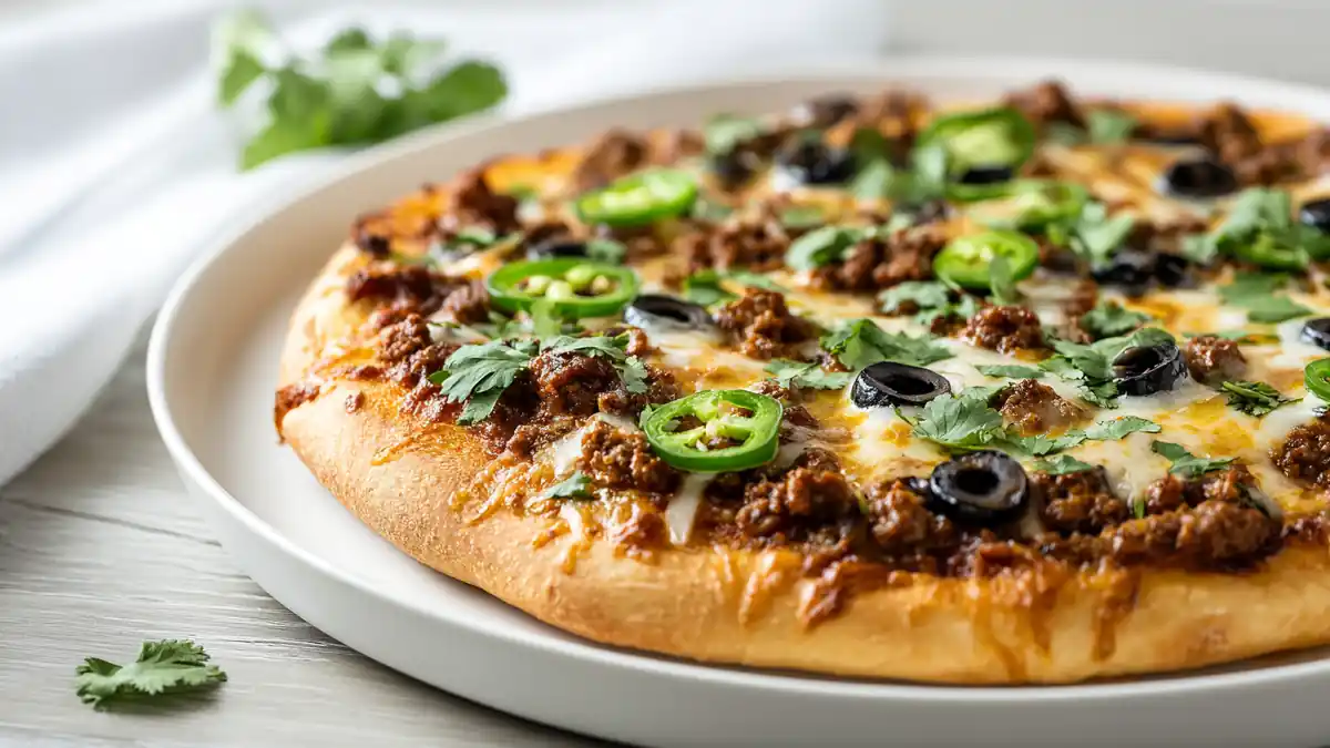Mexican Taco Pizza : Your New Favorite 25-Minute Family Dinner