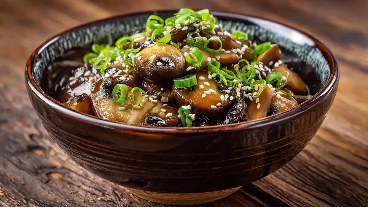 Japanese Miso Mushrooms