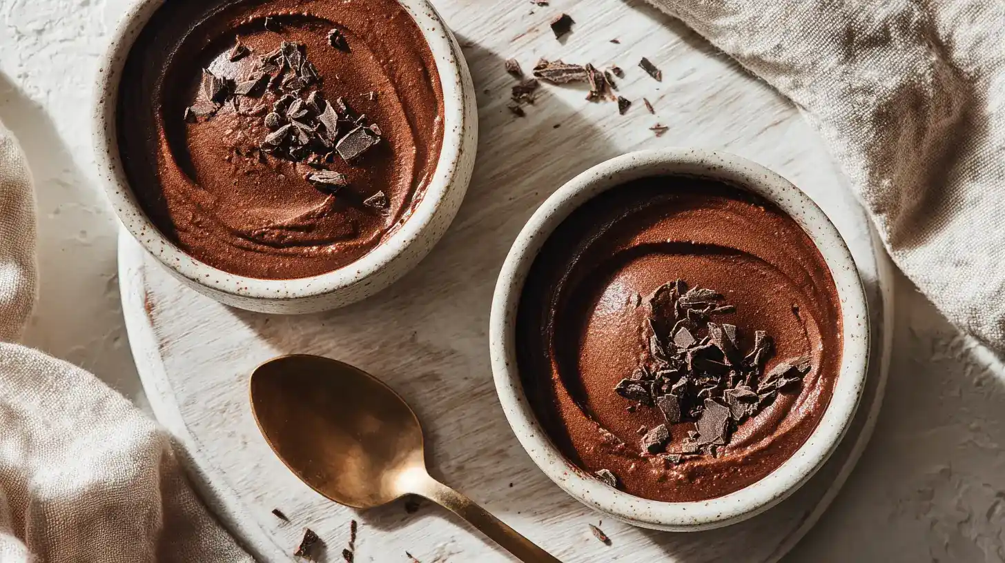 Cottage Cheese Chocolate Mousse  Luxuriously Creamy & Healthy Dessert