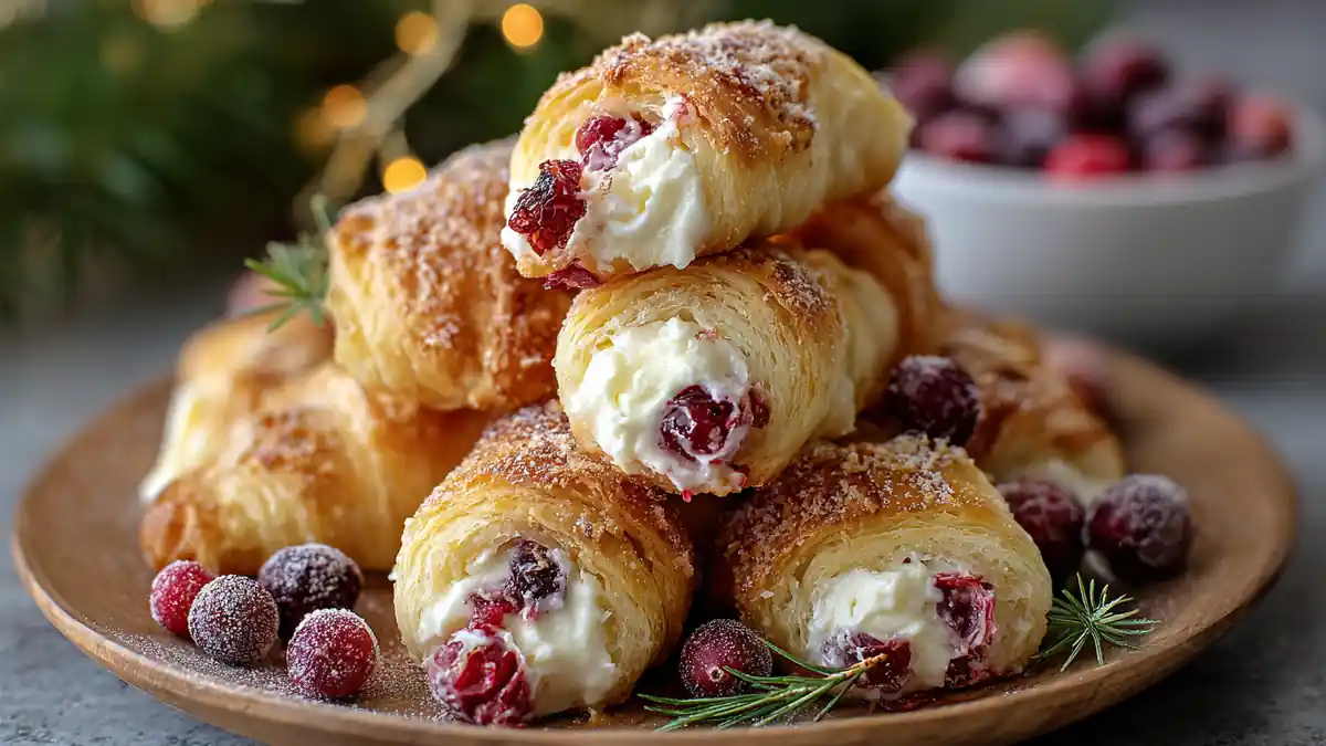 Cranberry Cream Cheese Crescent Bites :The Sweetest Little Taste of Fall