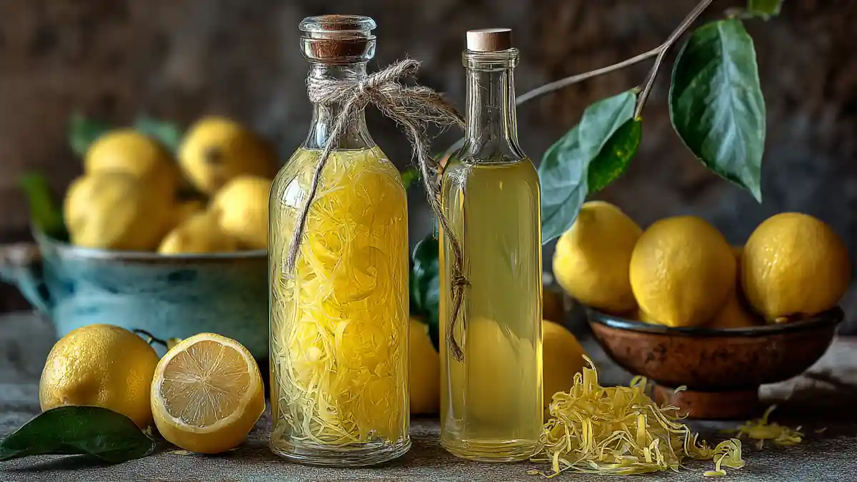Homemade Lemoncello Recipe (Non-Alcoholic!) :The Bright Italian Lemon Drink You’ll Love