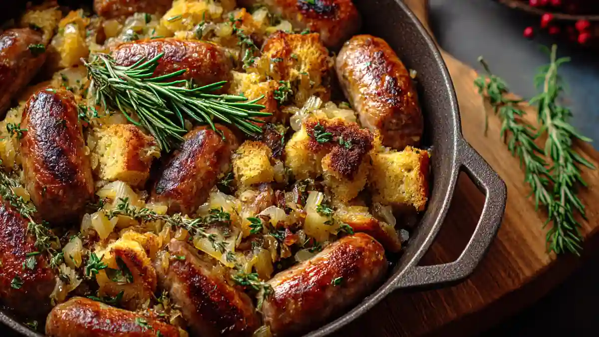 Stuffing with Sausage and Herbs: A Comforting Classic for Every Dinner Table