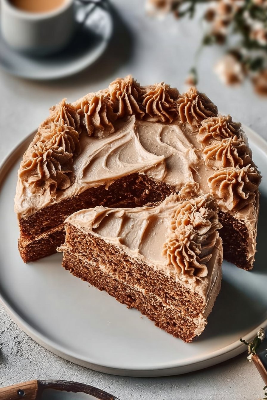 Gingerbread Cake with Cinnamon Molasses Frosting