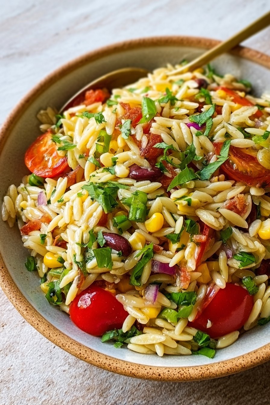 Cowboy Orzo Salad