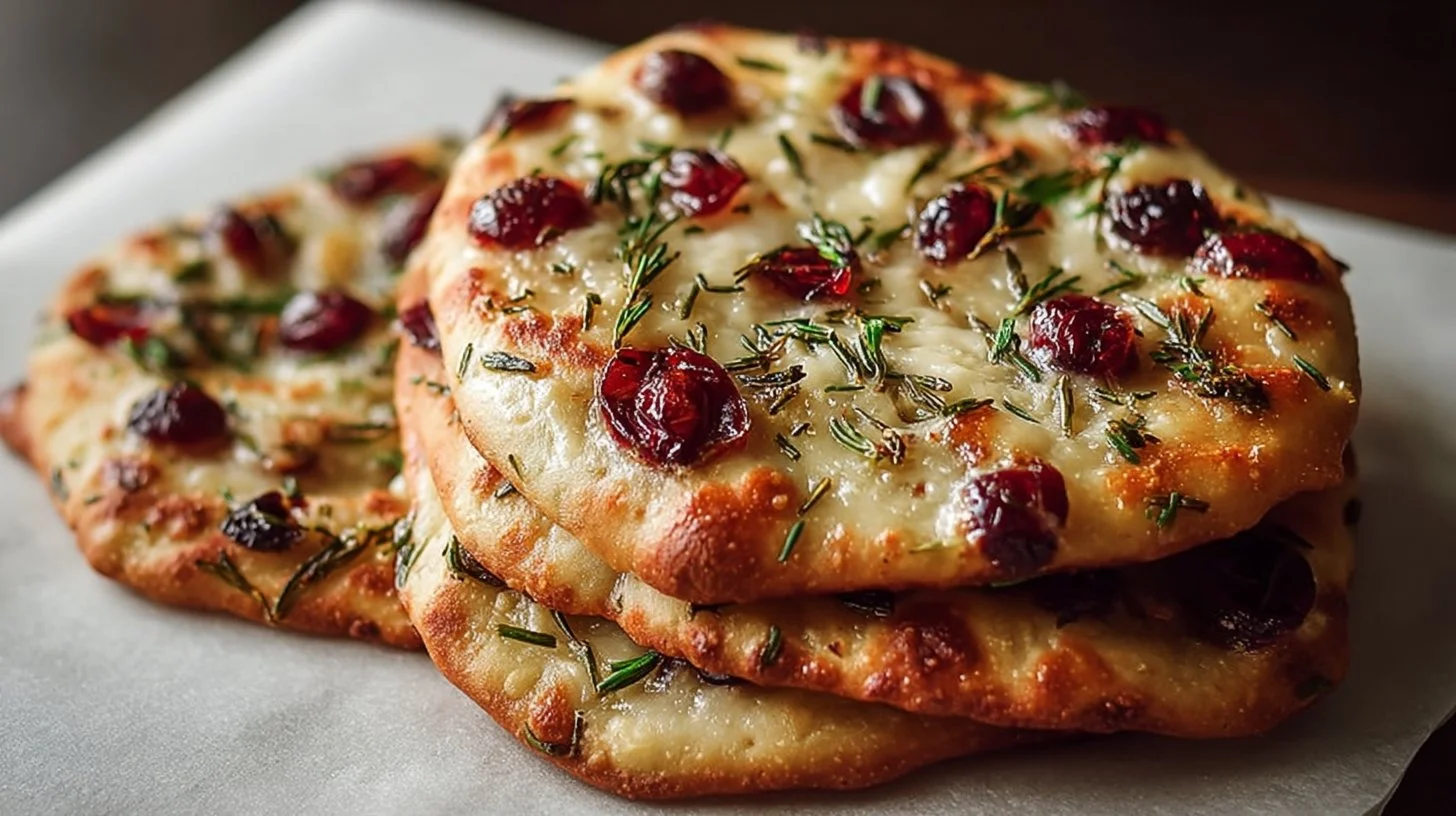 Brie & Cranberry Flatbreads