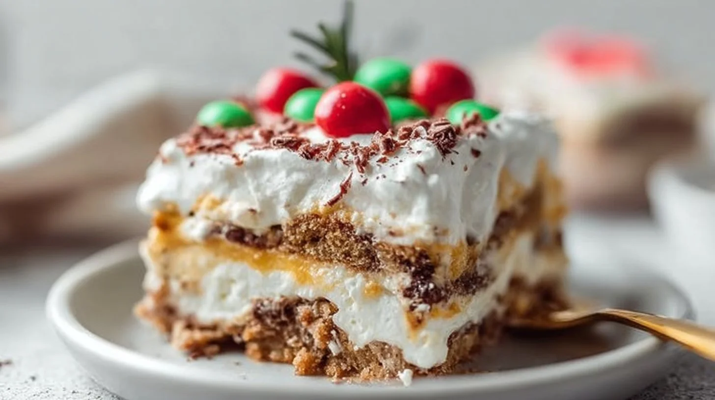 Christmas Cookie Lasagna