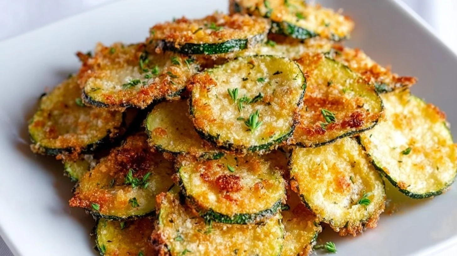 Crispy Baked Zucchini Chips