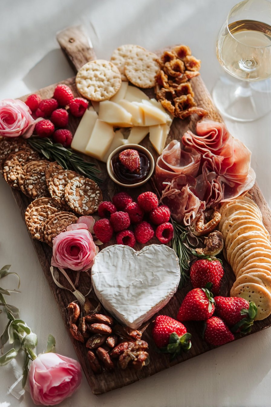 Valentine's Day Charcuterie Board