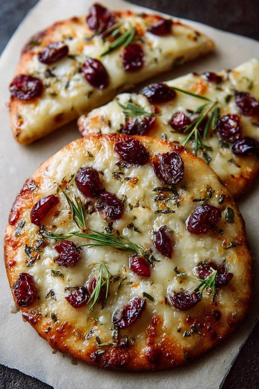 Brie & Cranberry Flatbreads