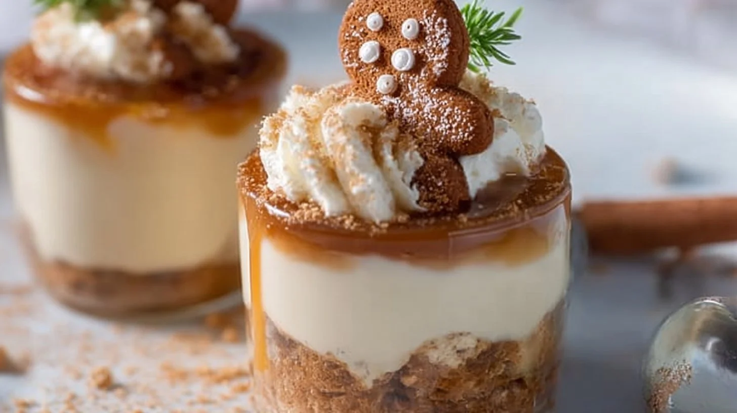Mini Gingerbread Trifles