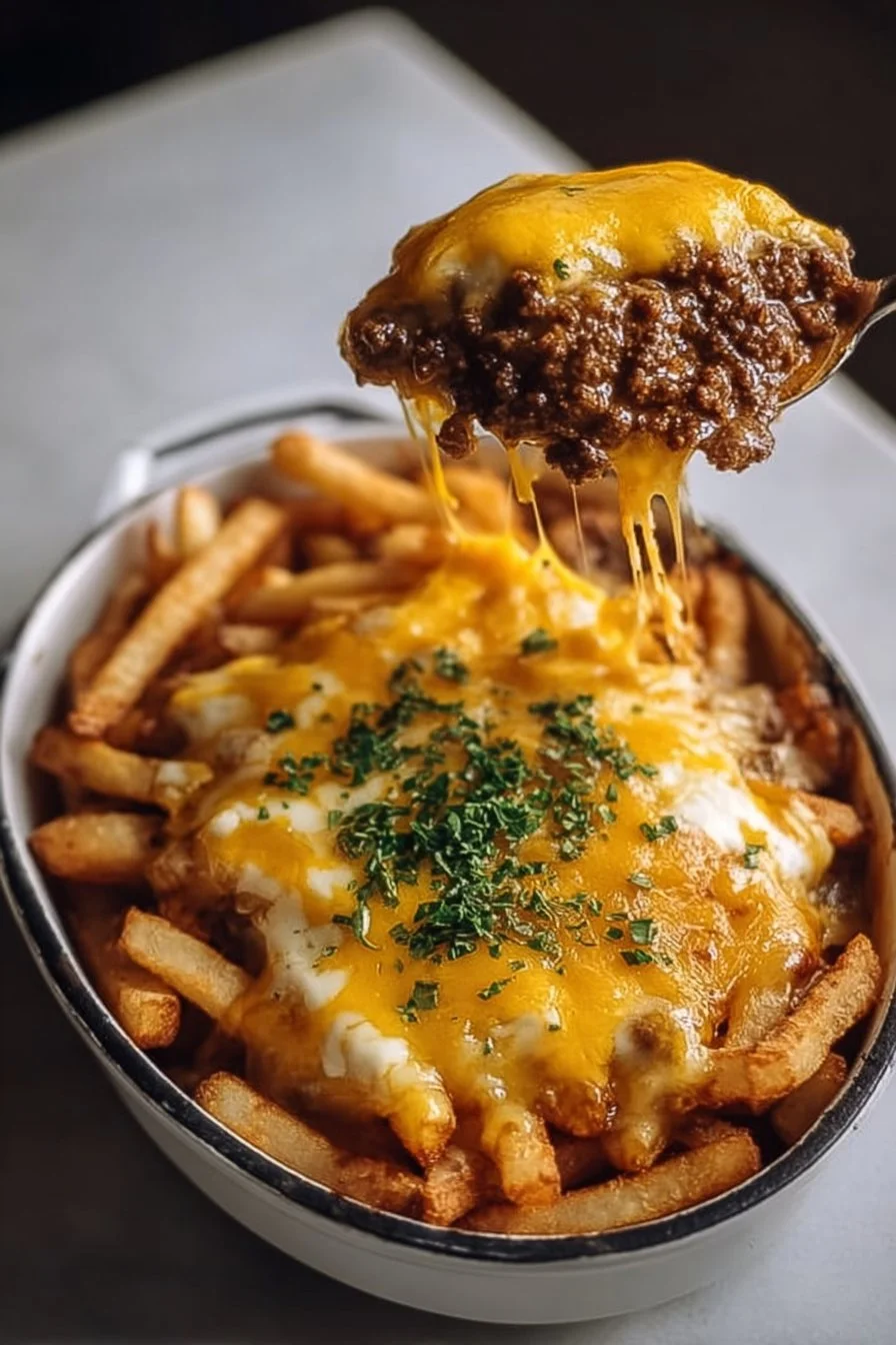 Cheeseburger French Fry Casserole