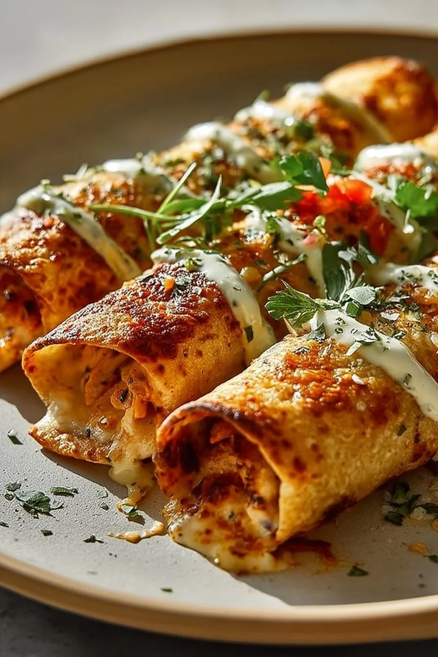 Crispy Chicken Taquitos