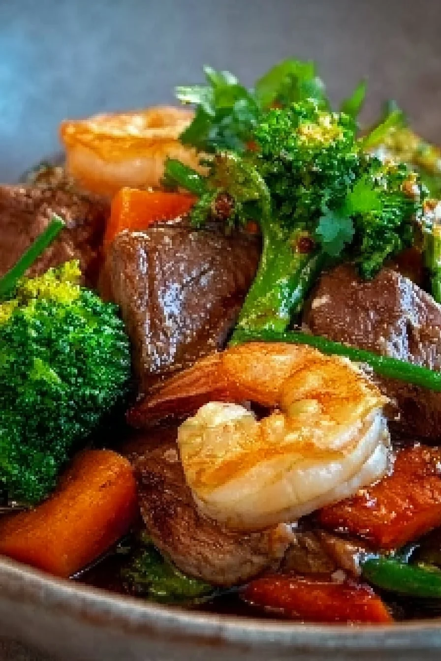 Steak and Shrimp Stir Fry