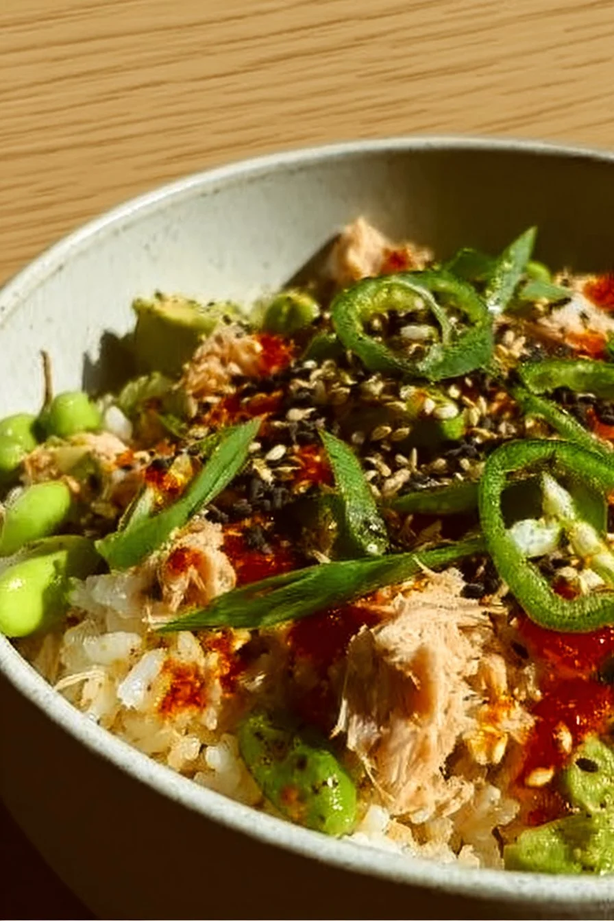 Canned Tuna Rice Bowl
