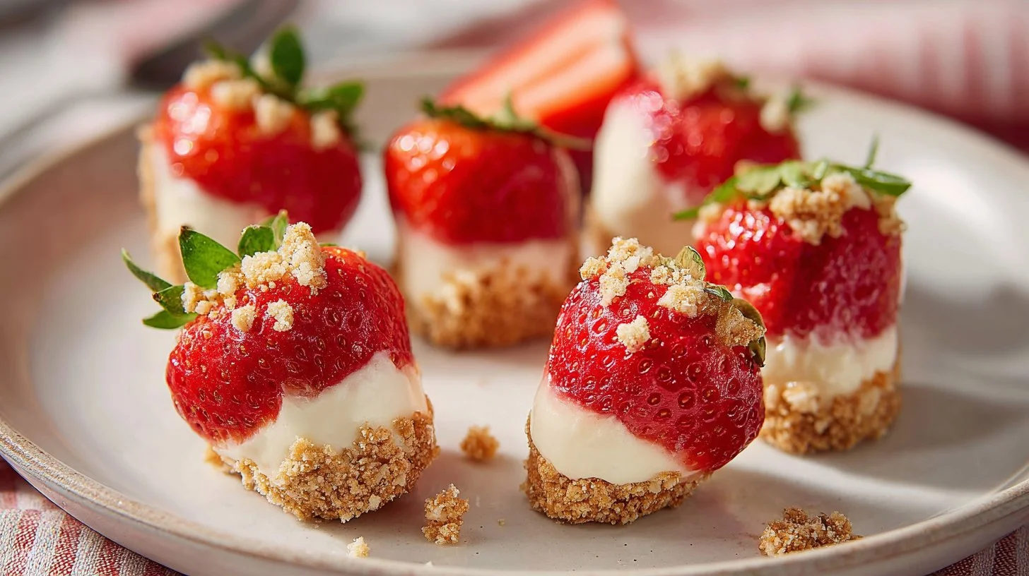 Cheesecake-Stuffed Strawberries: A Delightful Dessert