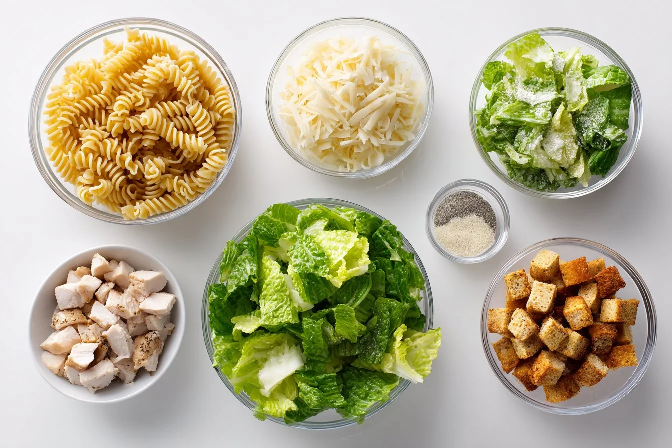Chicken Caesar Pasta Salad
