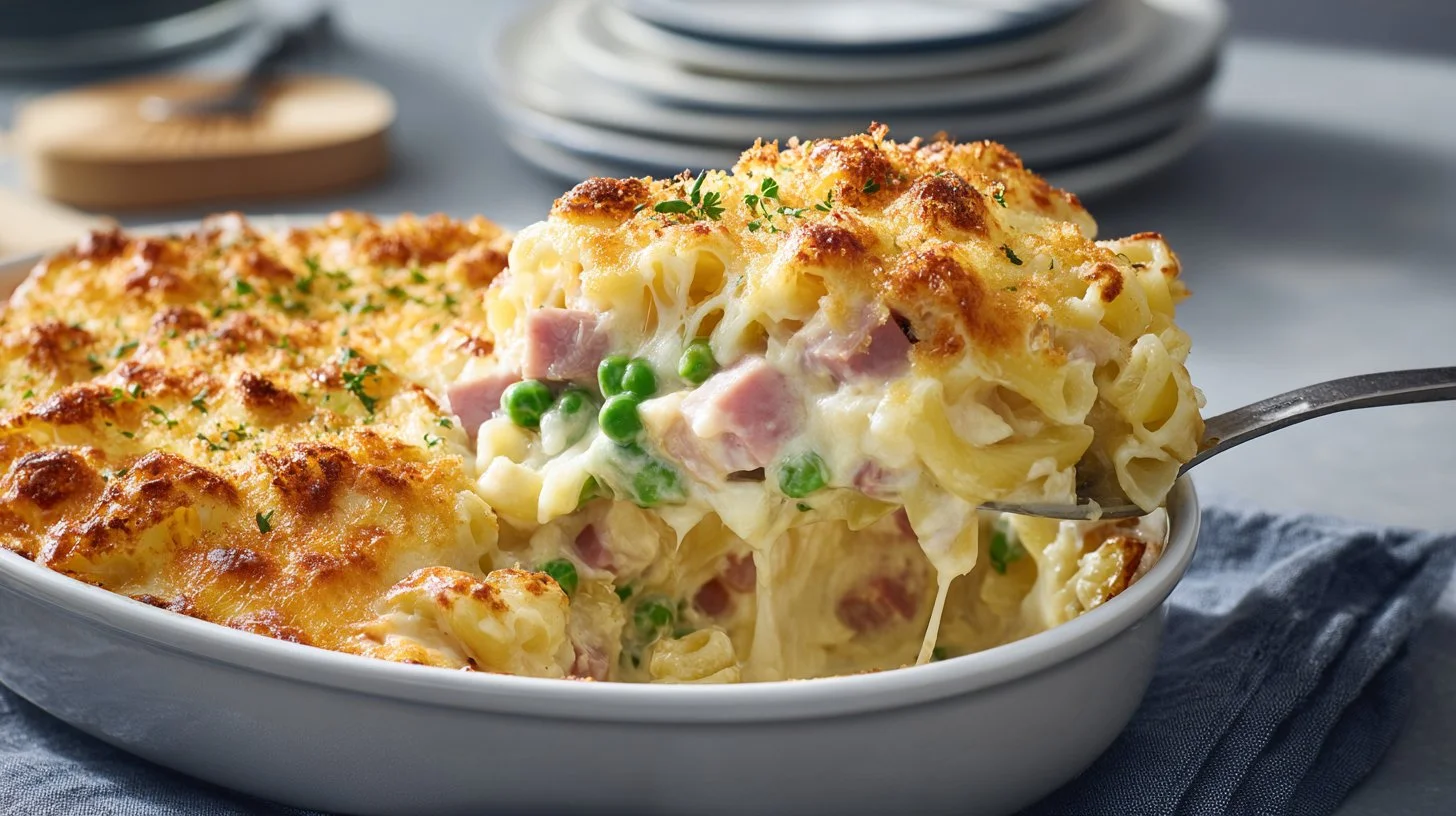 Unbelievably Easy Ham Casserole