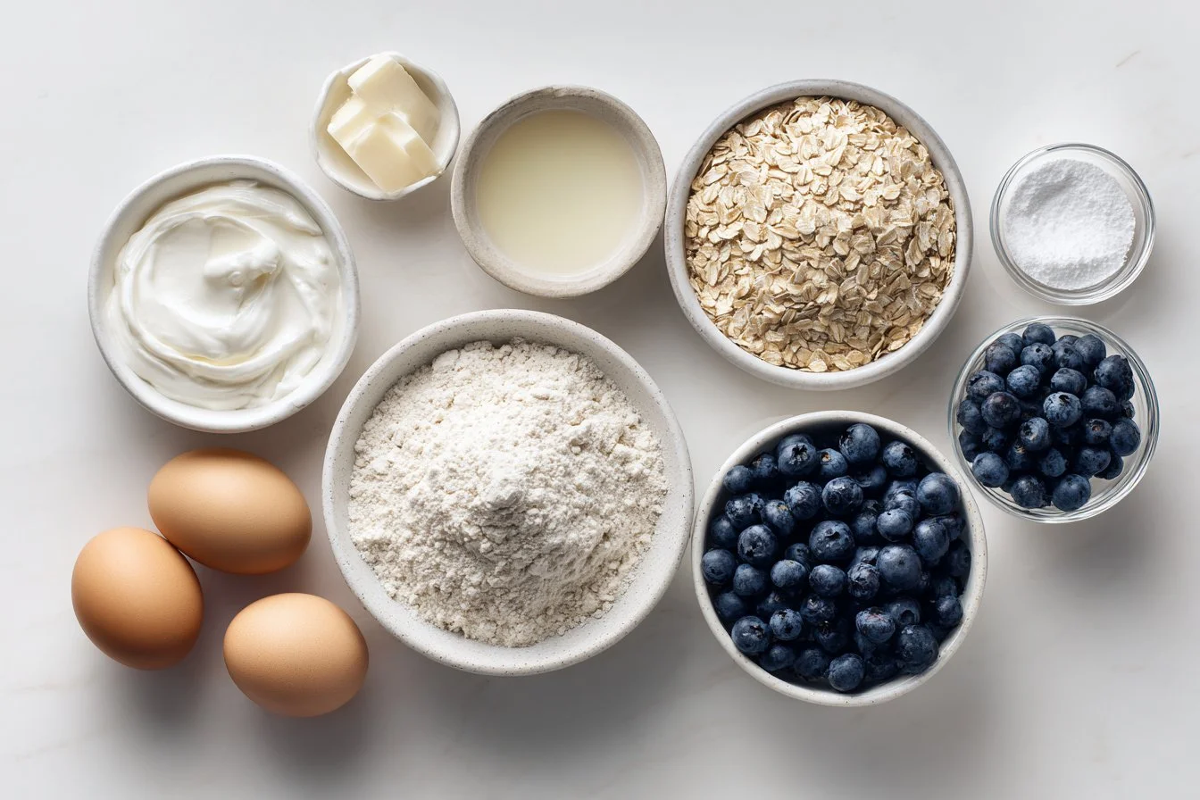 High Protein Blueberry Muffins