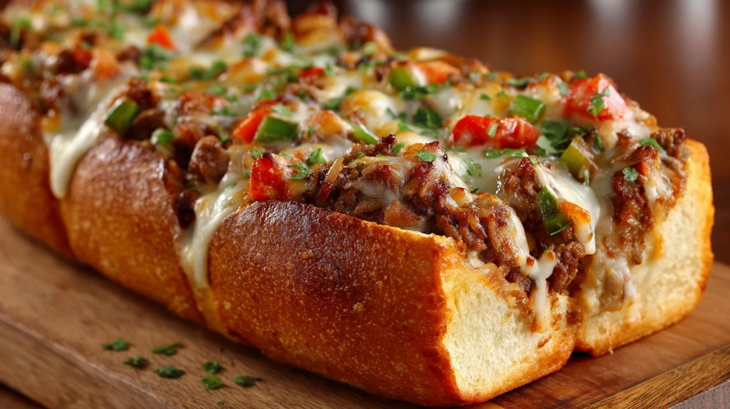 The Best Stuffed French Bread – Cheesy, Crunchy and Perfect for Family Dinners