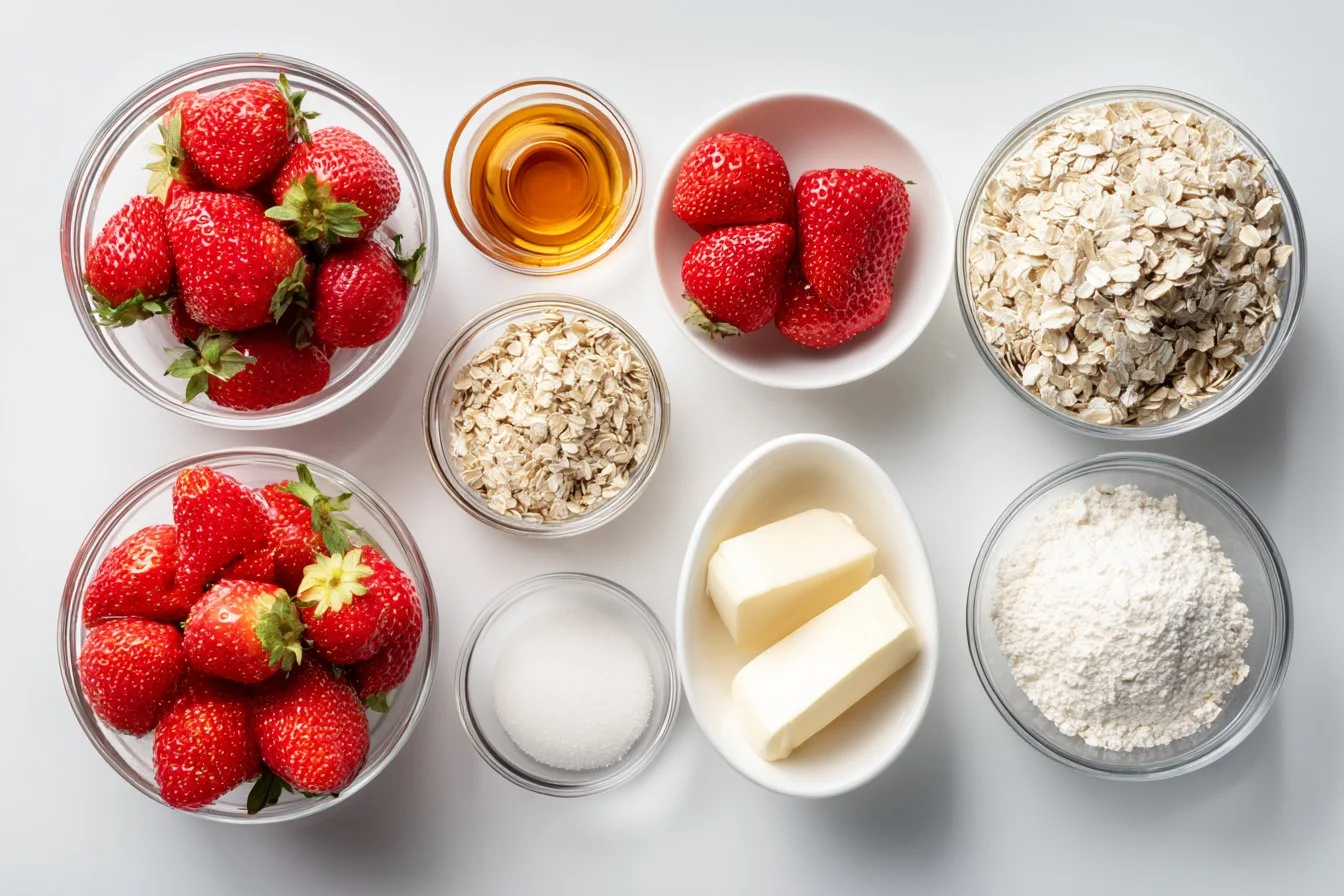 A Scrumptious Strawberry Crisp