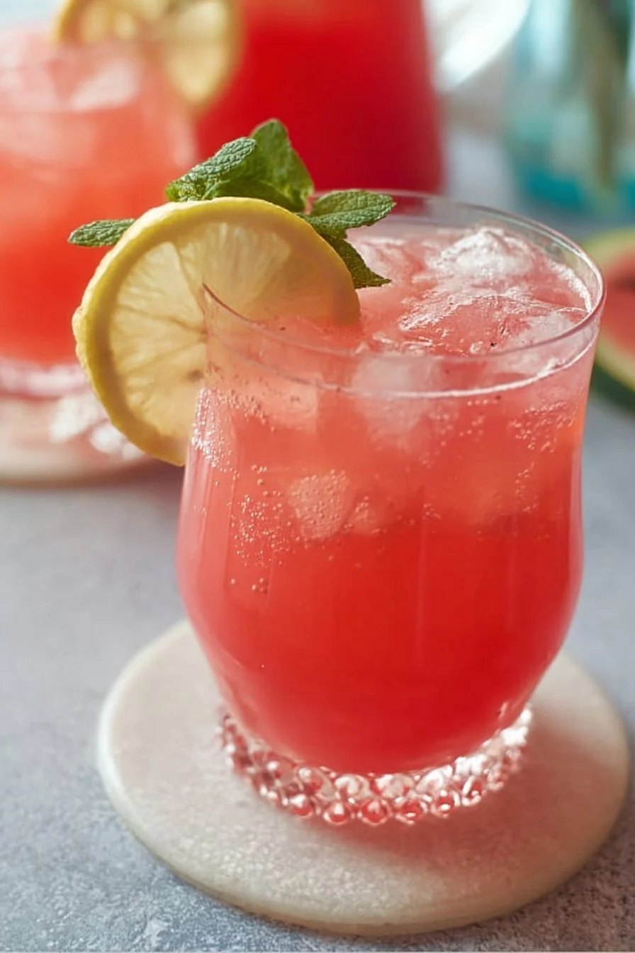 Sparkling Watermelon Lemonade
