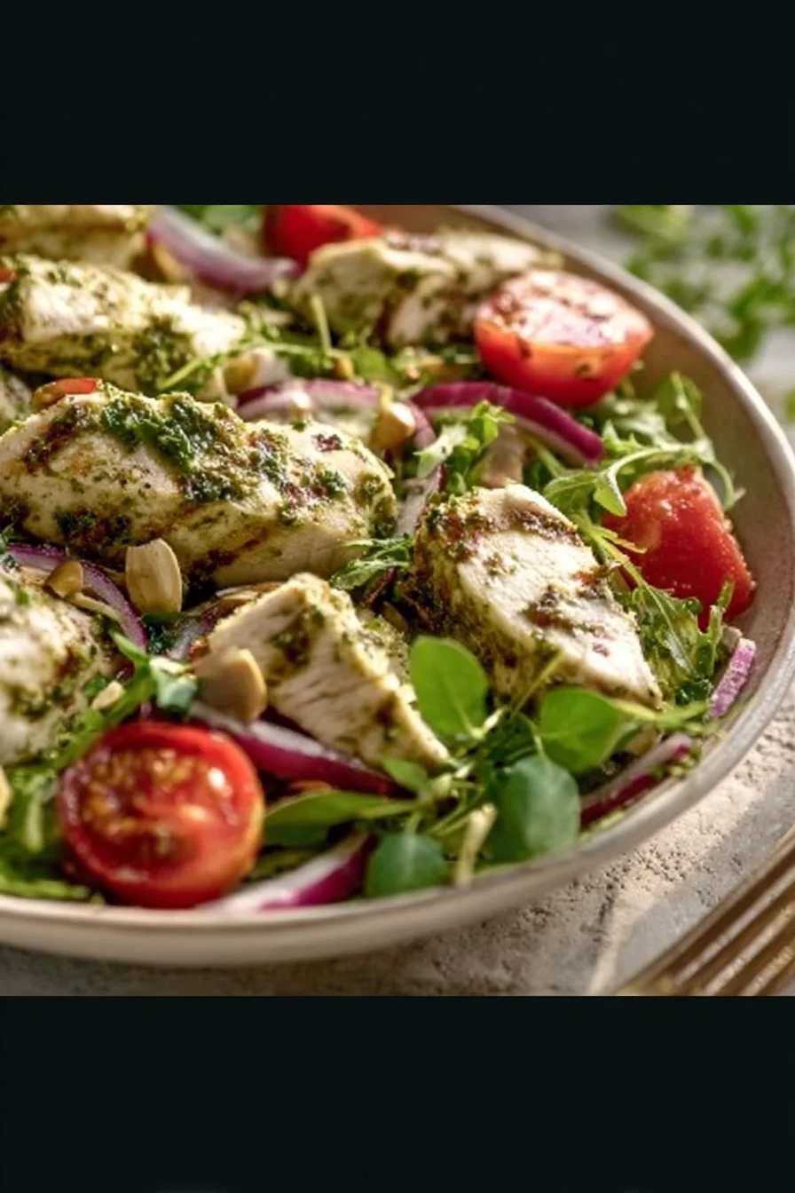 Chicken Pesto Salad