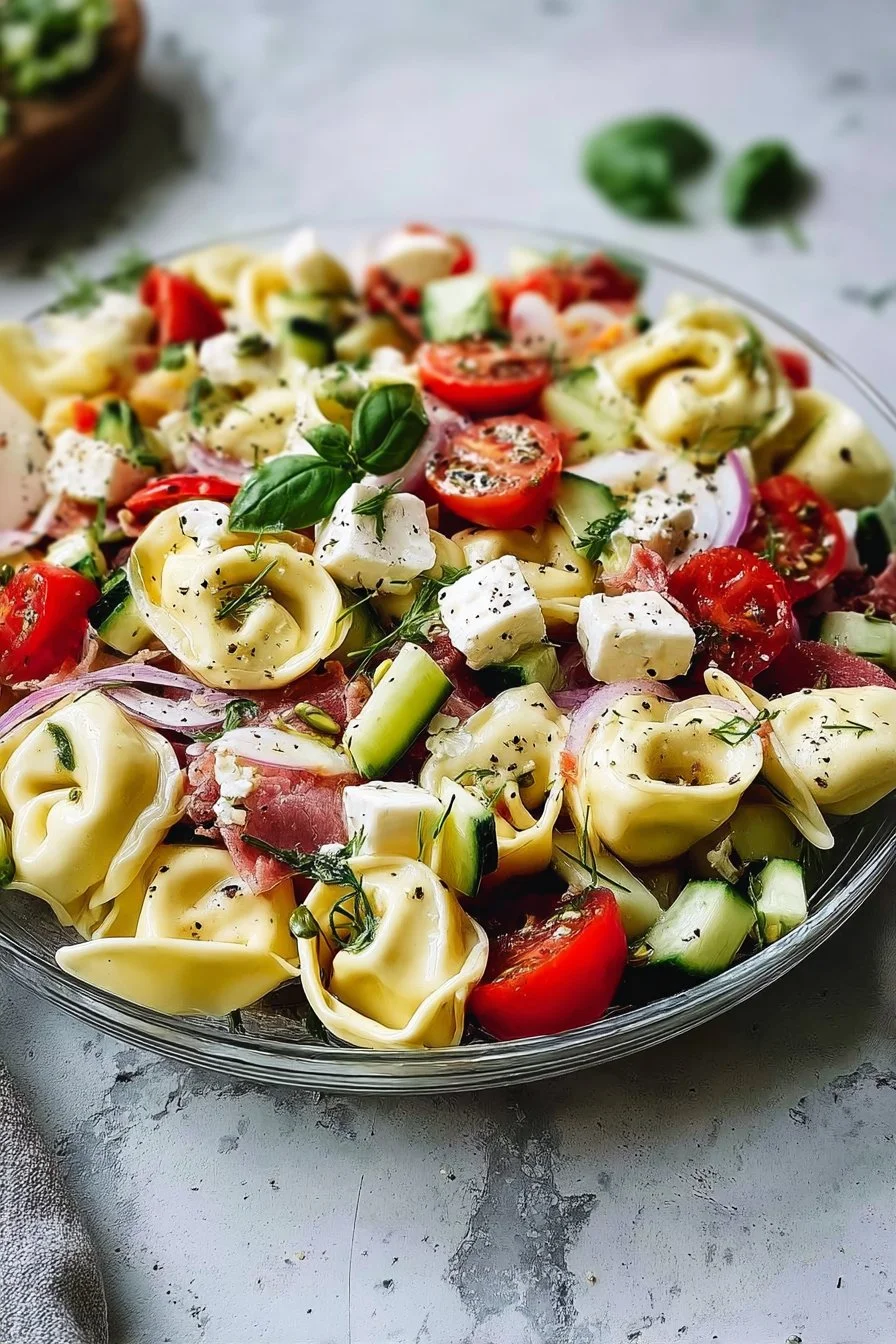 Cold Tortellini Pasta Salad