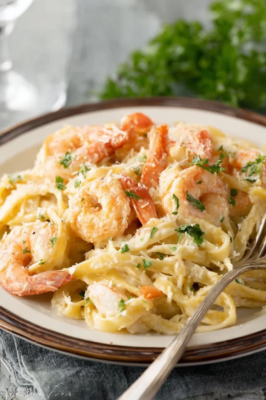 Creamy Shrimp Alfredo Pasta Recipe