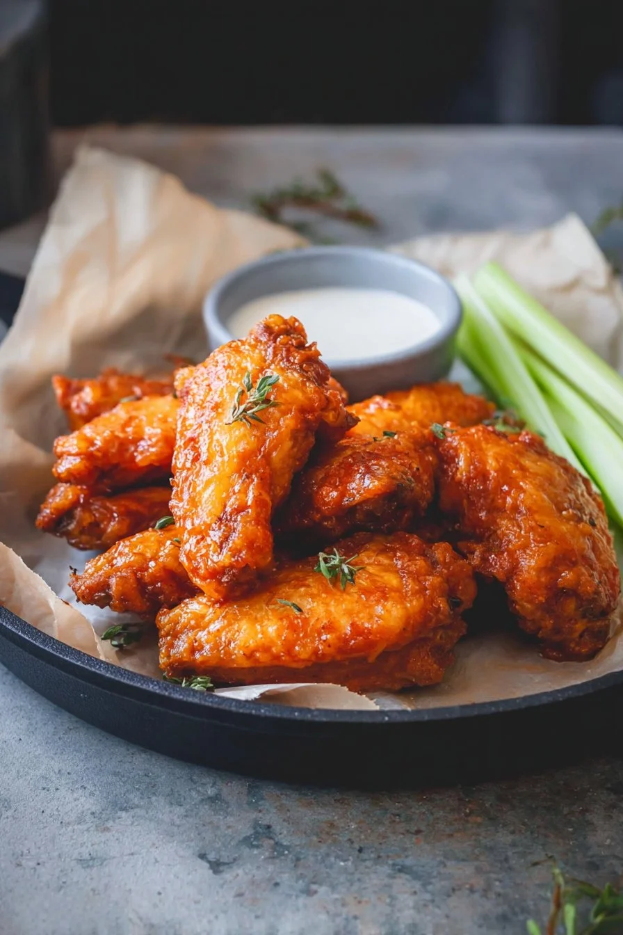 Crispy Buffalo Wings Recipe