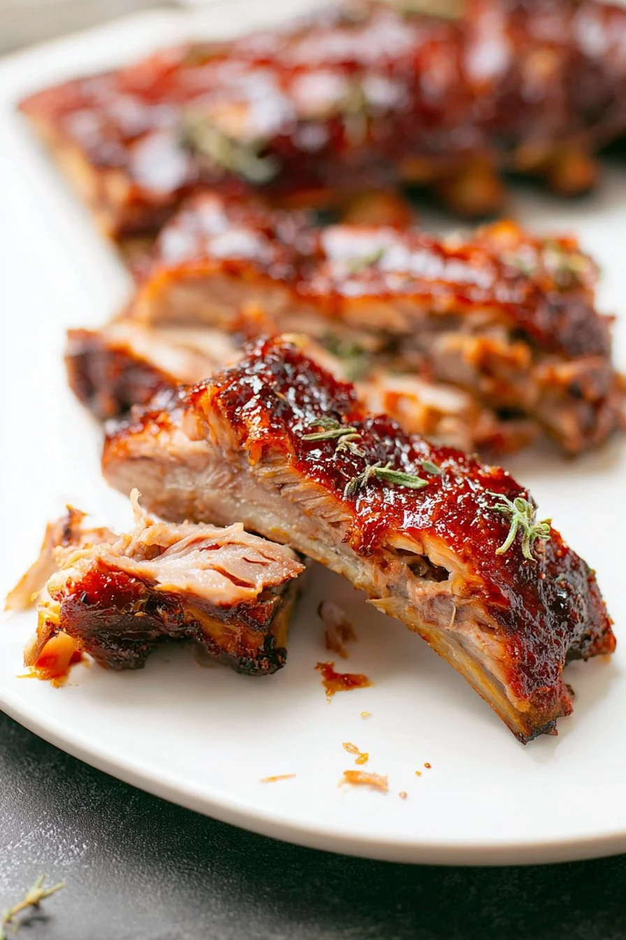 Easy Fall Off the Bone Oven Baked Ribs
