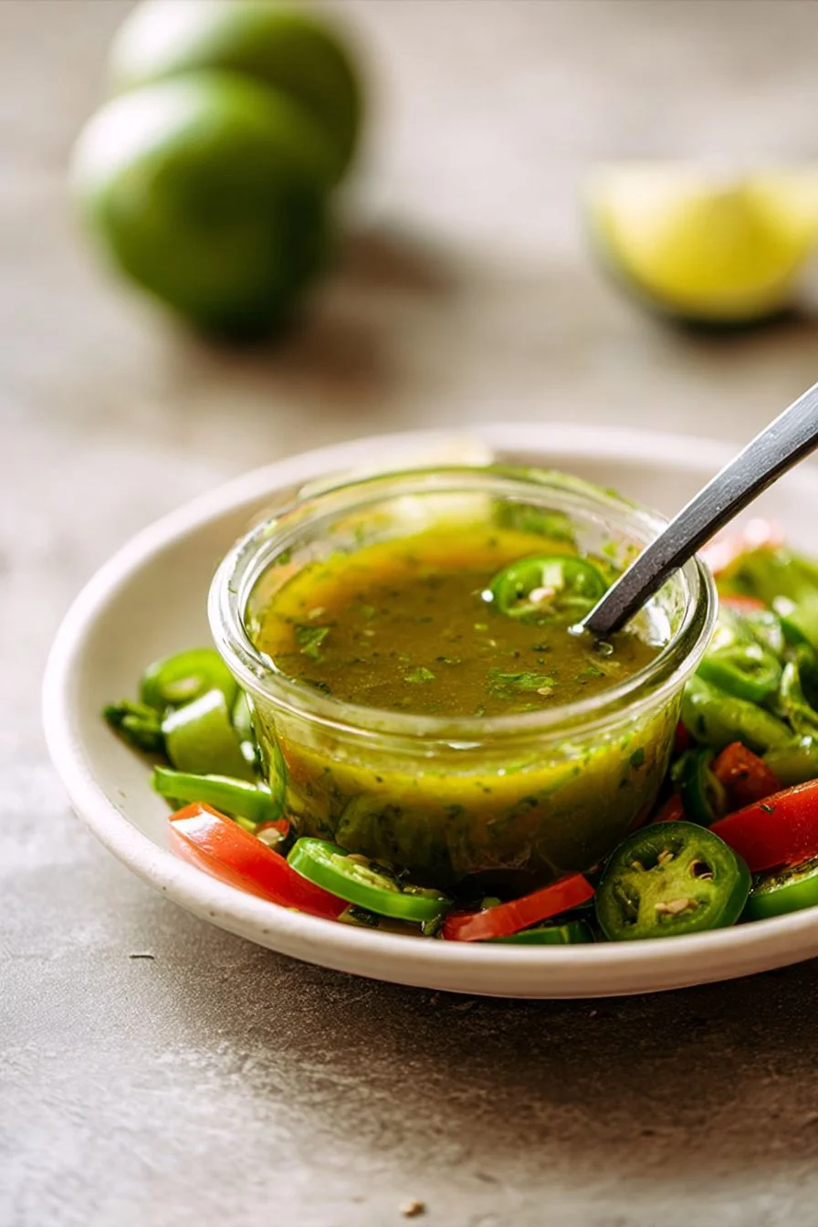 Spicy Jalapeno Lime Vinaigrette