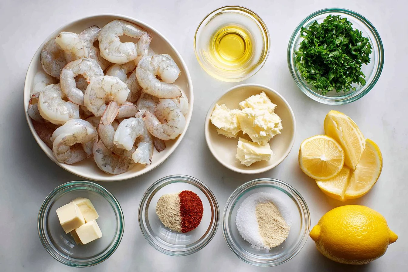 Garlic Butter Grilled Shrimp
