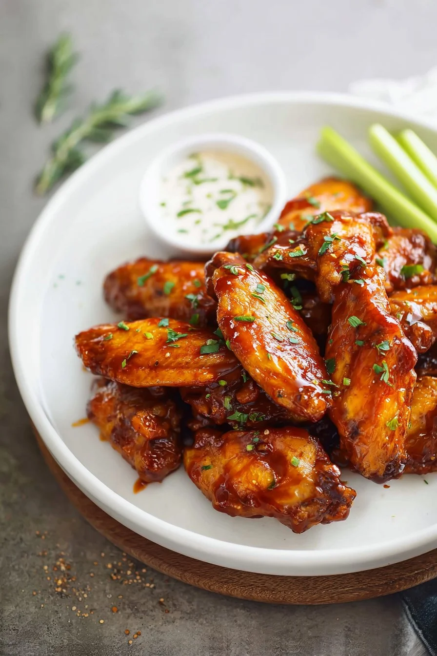 Honey Barbecue Chicken Wings