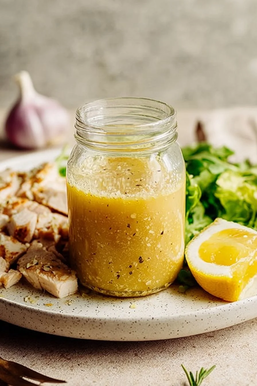 Lemon-Garlic-Parmesan Vinaigrette