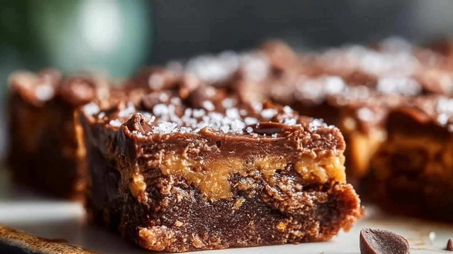 No-bake chocolate peanut butter protein bars with high protein content