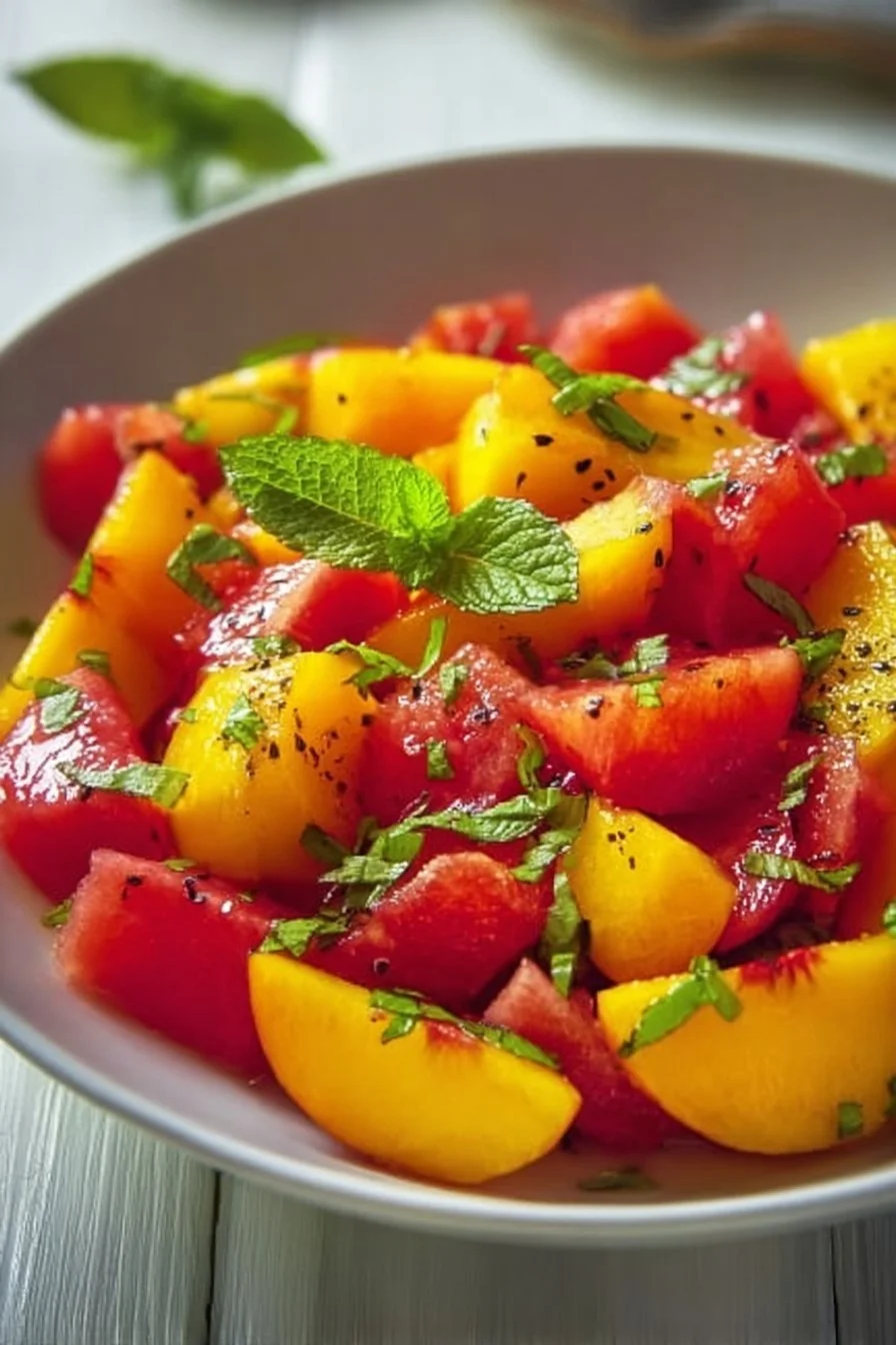 Peach Fruit Salad