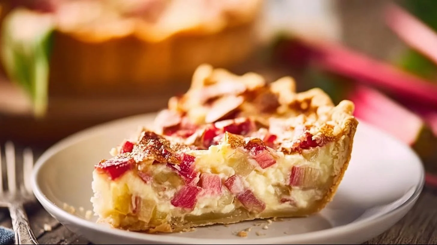 Rhubarb Custard Pie: A Delightful Spring Treat