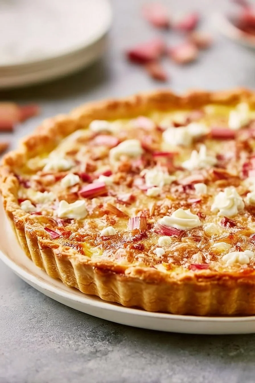 Rhubarb Custard Pie