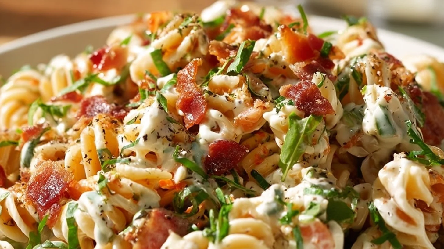 Bacon Ranch Pasta Salad