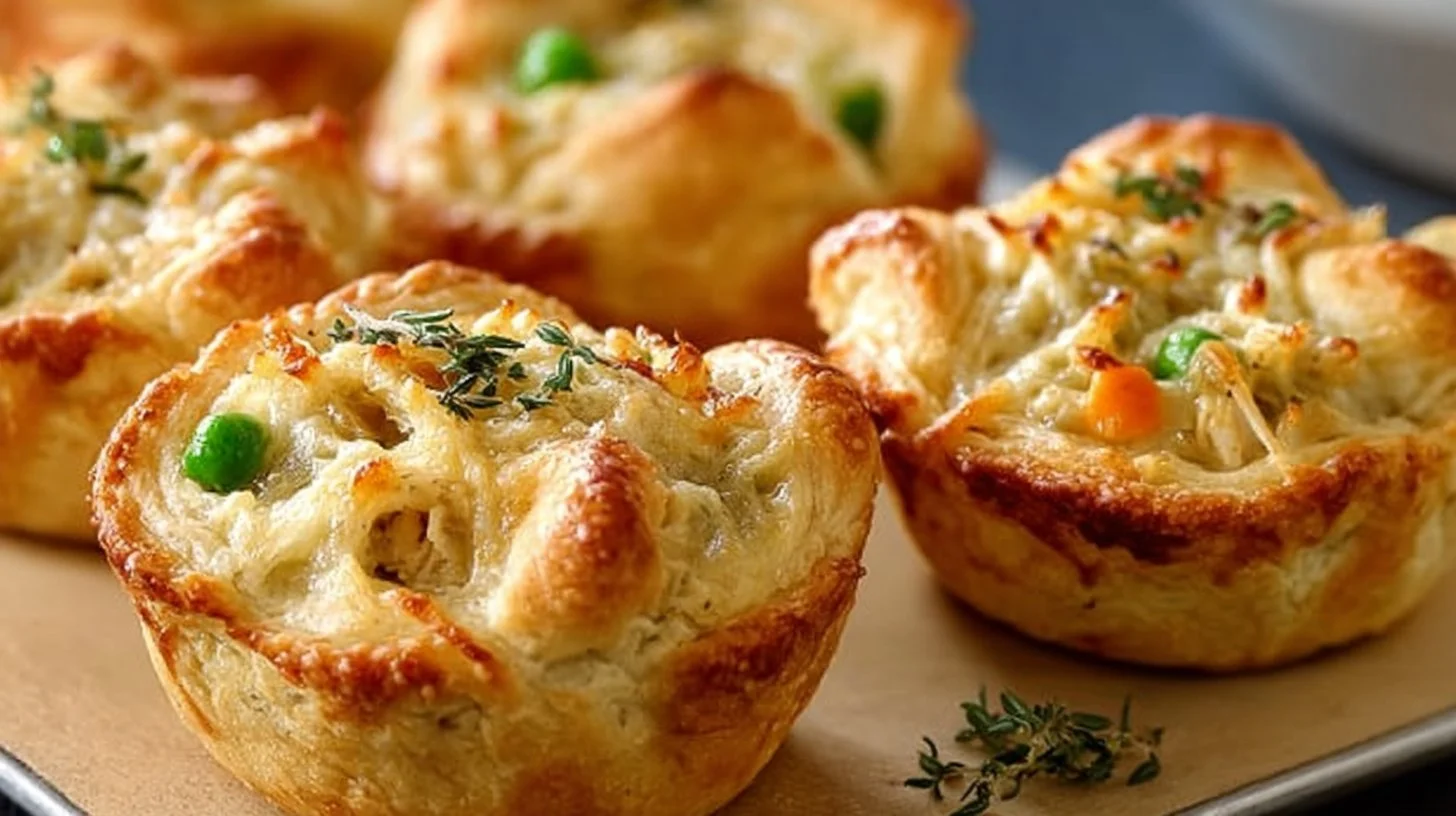 Chicken Pot Pie Bites