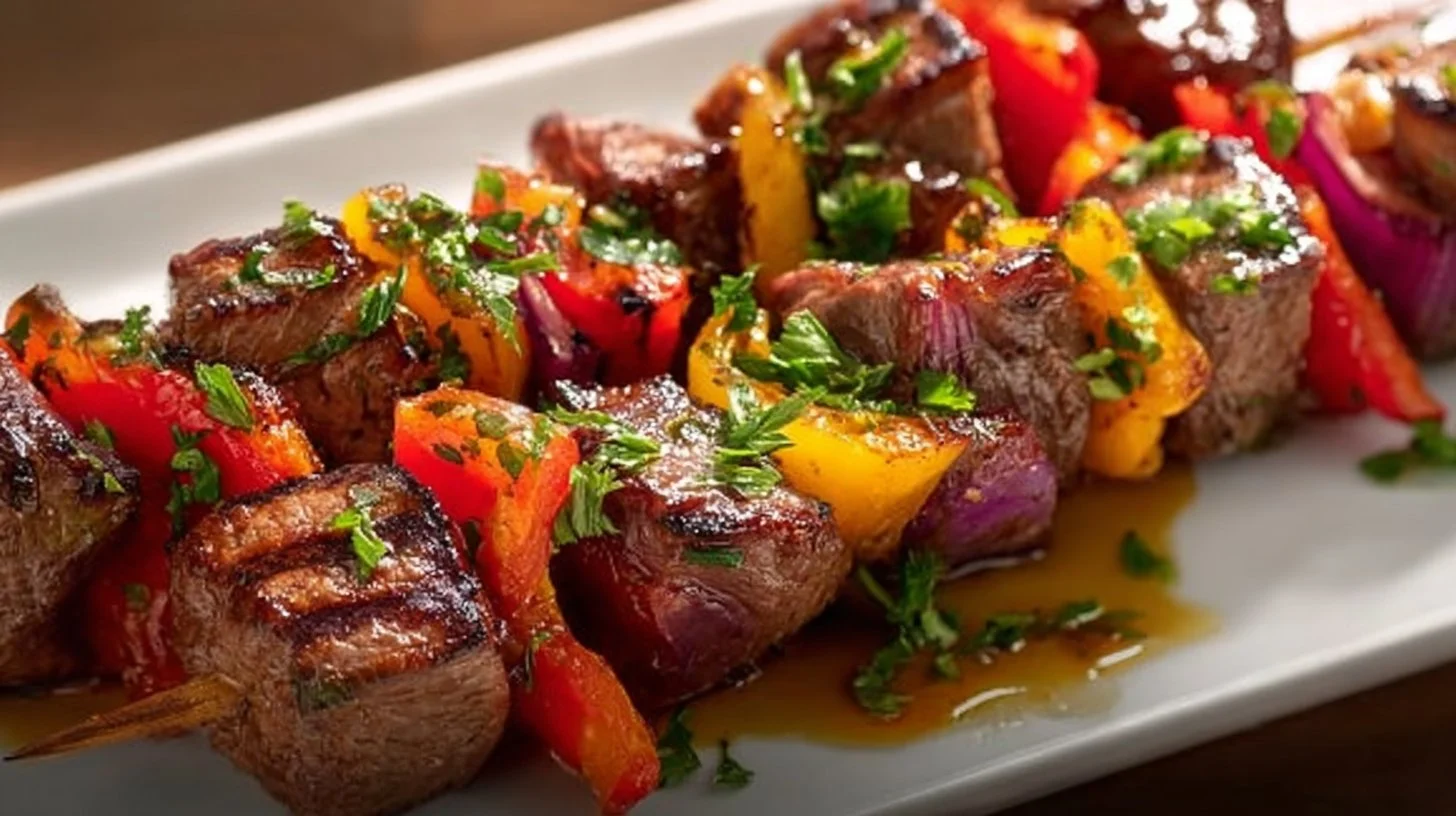 Fajita-Style Steak Kebabs: Quick, Easy Grilled Skewers Recipe