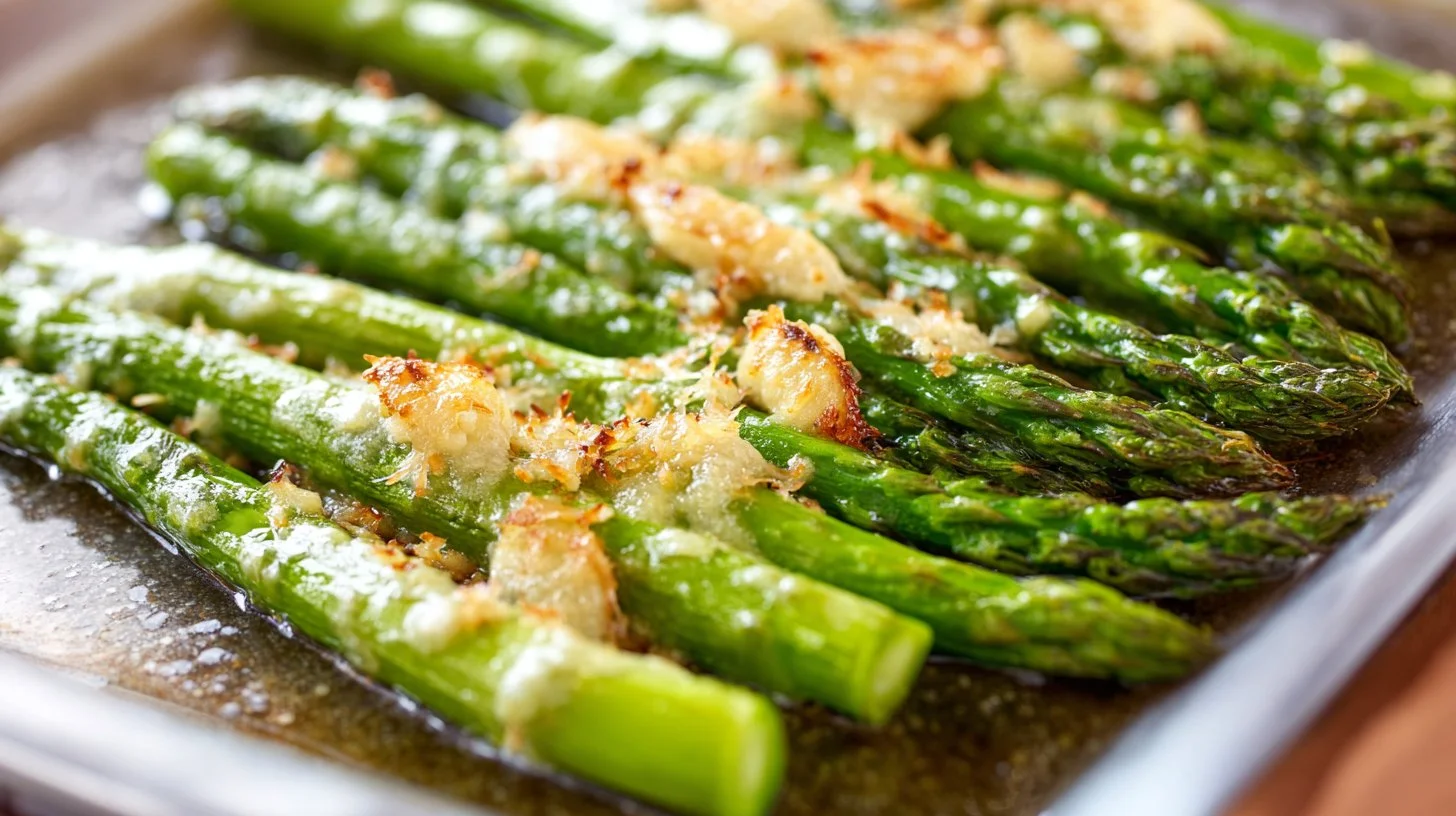 Garlic and Gruyere Roasted Asparagus – Easy weeknight side dish