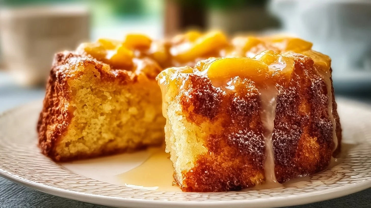 Peach Cobbler Pound Cake: Easy, Delicious Weeknight Dessert