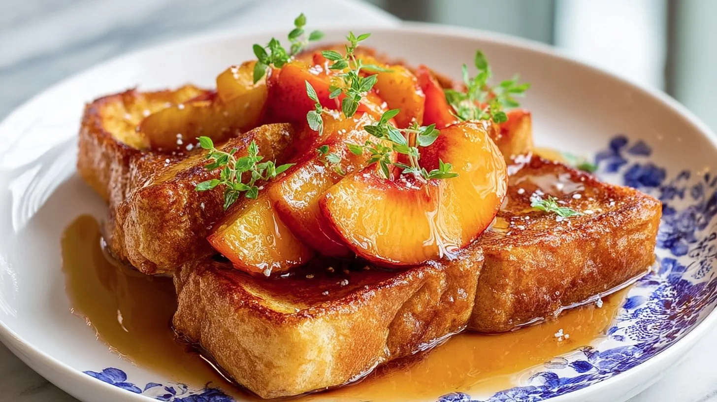 Peach French Toast: Quick, Easy Brunch Favorite for Busy Mornings