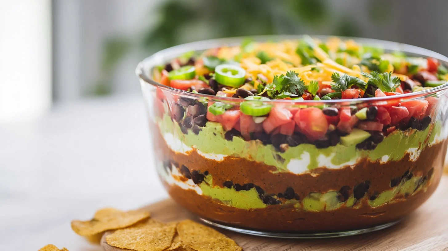 The Ultimate Vegan Seven Layer Dip: Quick, Delicious and Homemade