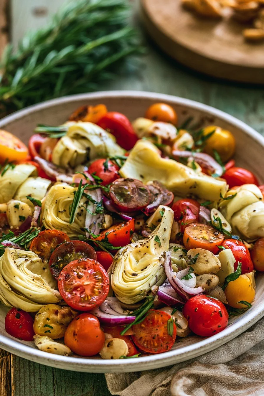 Tuscan Artichoke Tomato Salad